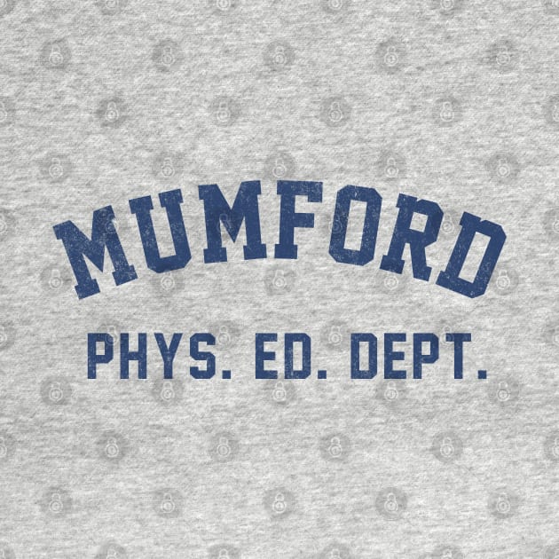 Mumford phys. ed. dept. - vintage Beverly Hills cop logo by BodinStreet